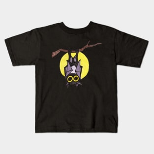 Cute Wide Eyed Bat Kids T-Shirt